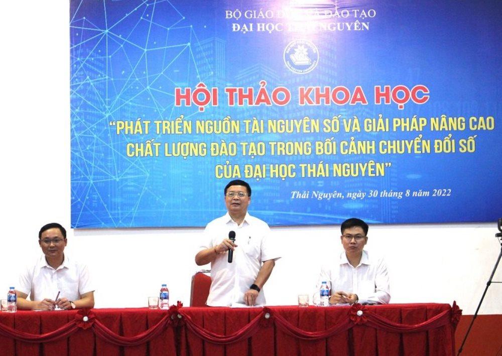 Phát triển nguồn tài nguyên số và giải pháp nâng cao chất lượng đào tạo trong bối cảnh chuyển đổi số của Đại học Thái Nguyên