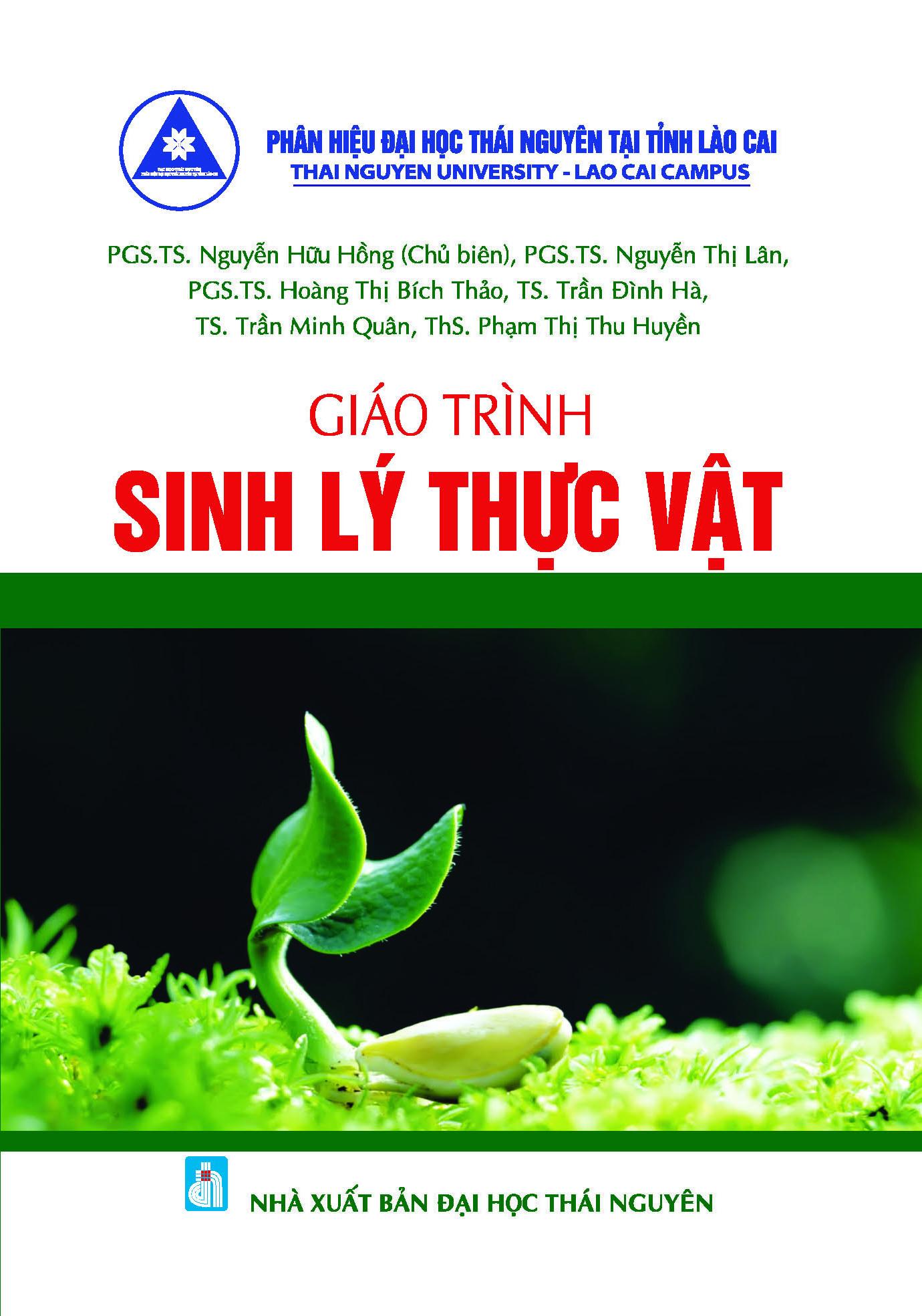 Giáo trình Sinh lý thực vật