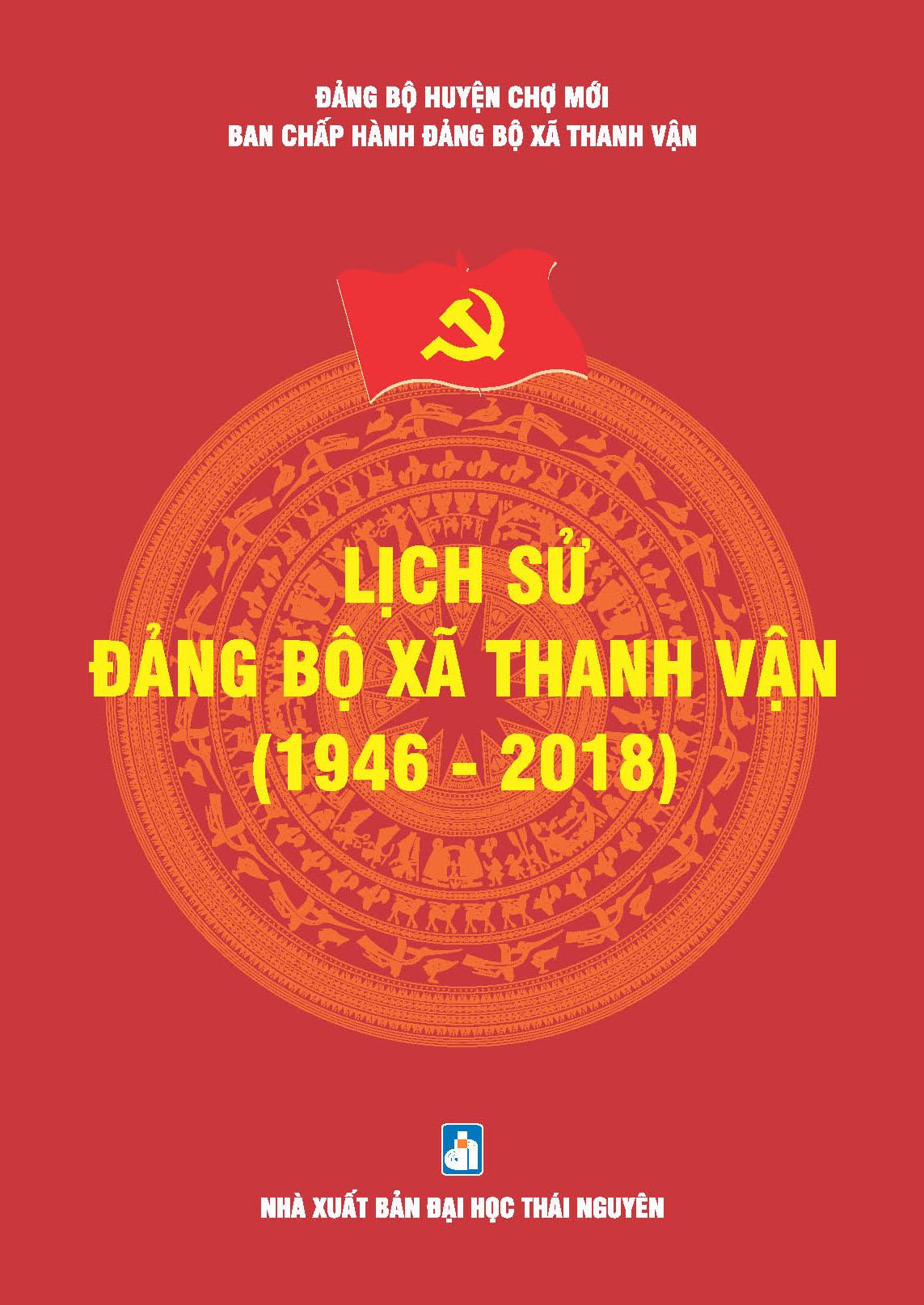 Lịch sử Đảng bộ xã Thanh Vận (1946   2018)